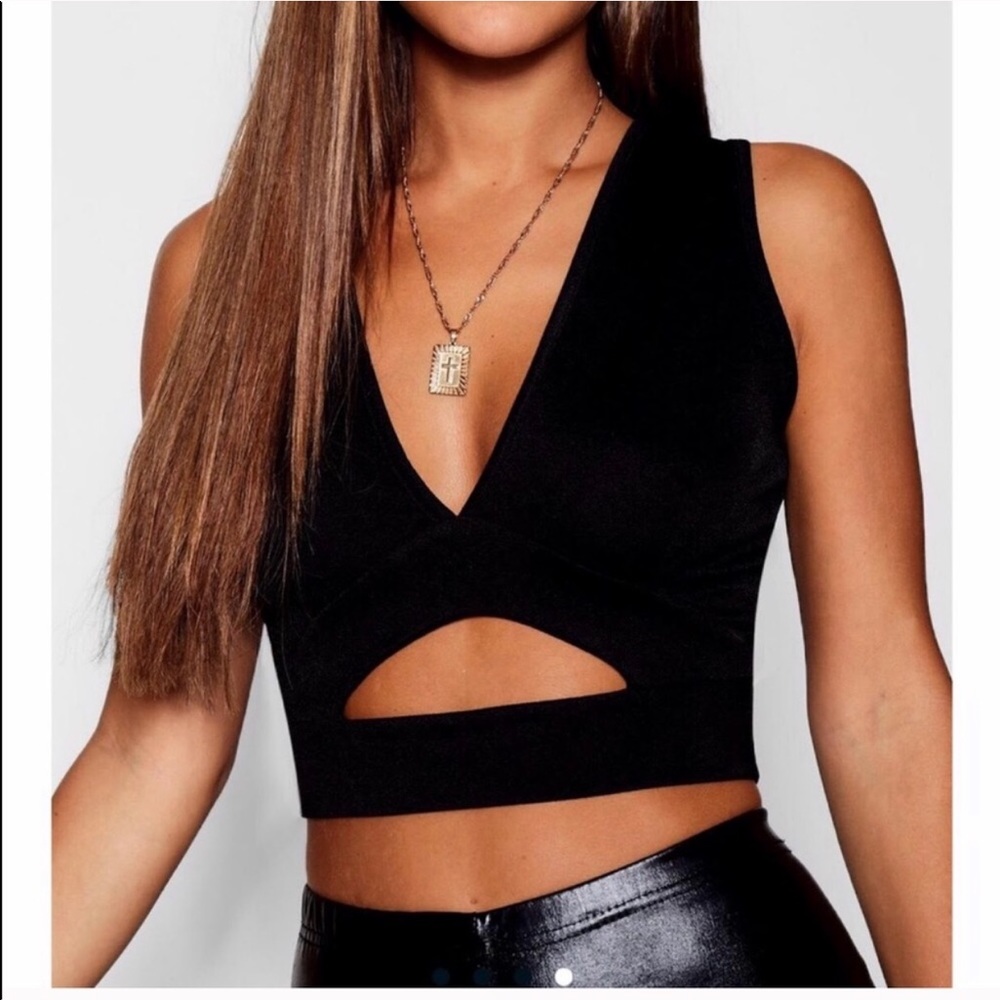 Cut Out Crop Top